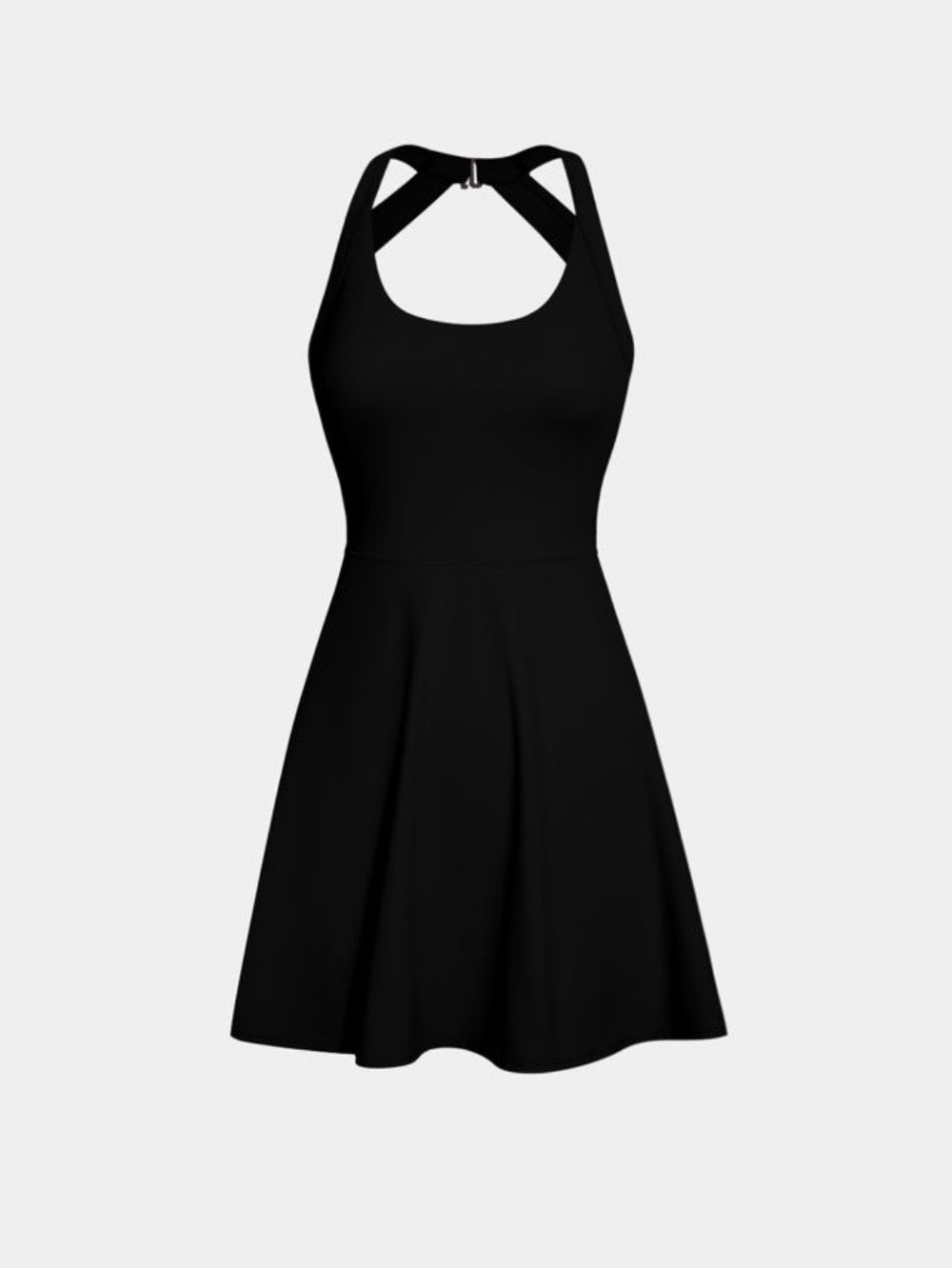 Halara SoftlyZero Airy Backless Twisted Cool Touch Active Dress- Easy Peezy Back - Picture 2 of 10